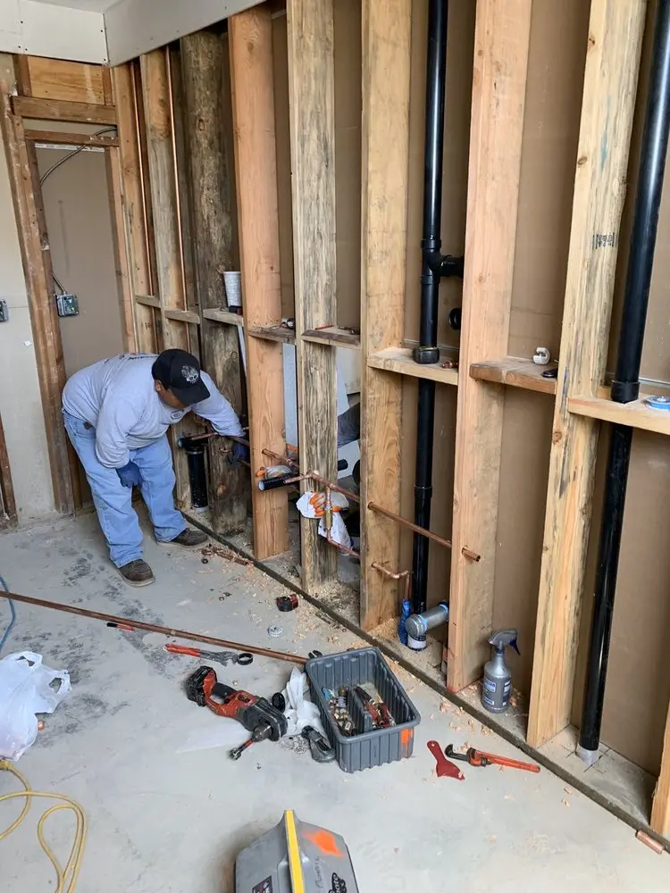 Commercial rough-in plumbing for Gas Line Repair in Dover Manor